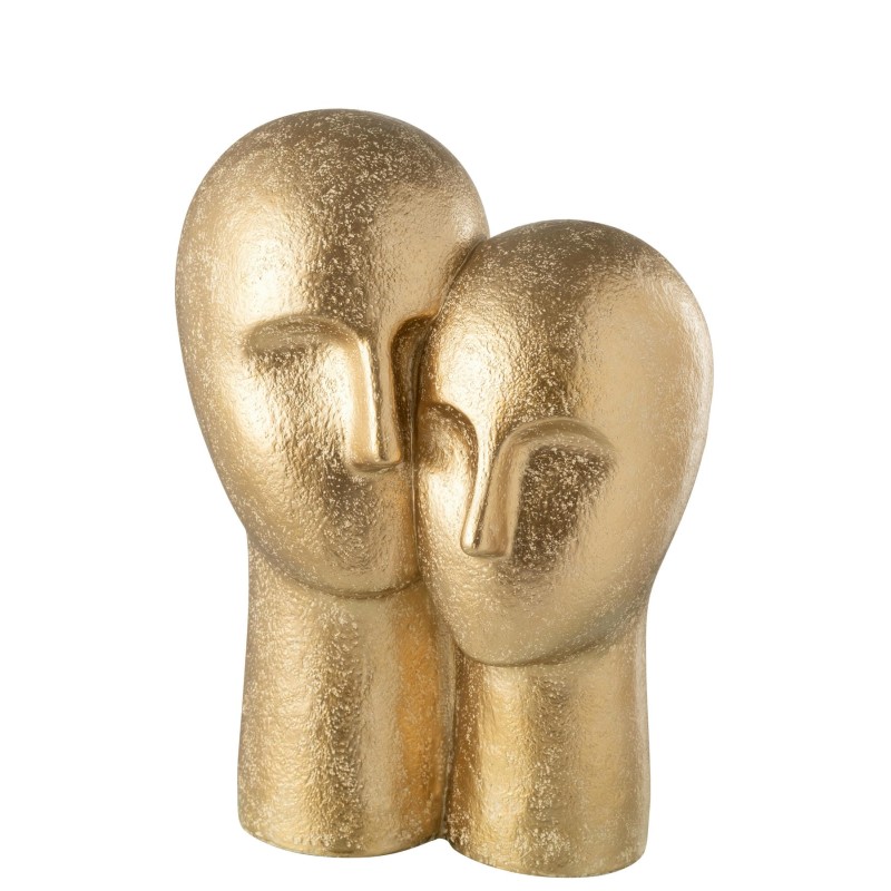 Couple Statue visages
