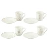 Happy Coffee S/4 Tasses expresso coeurs