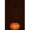AJACCIO Lampe Suspendue Ou Abat-Jour Rotin Naturel Small