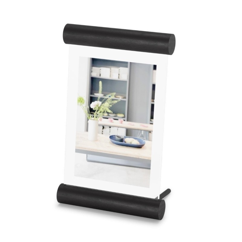 SCROLL Cadre photo Noir