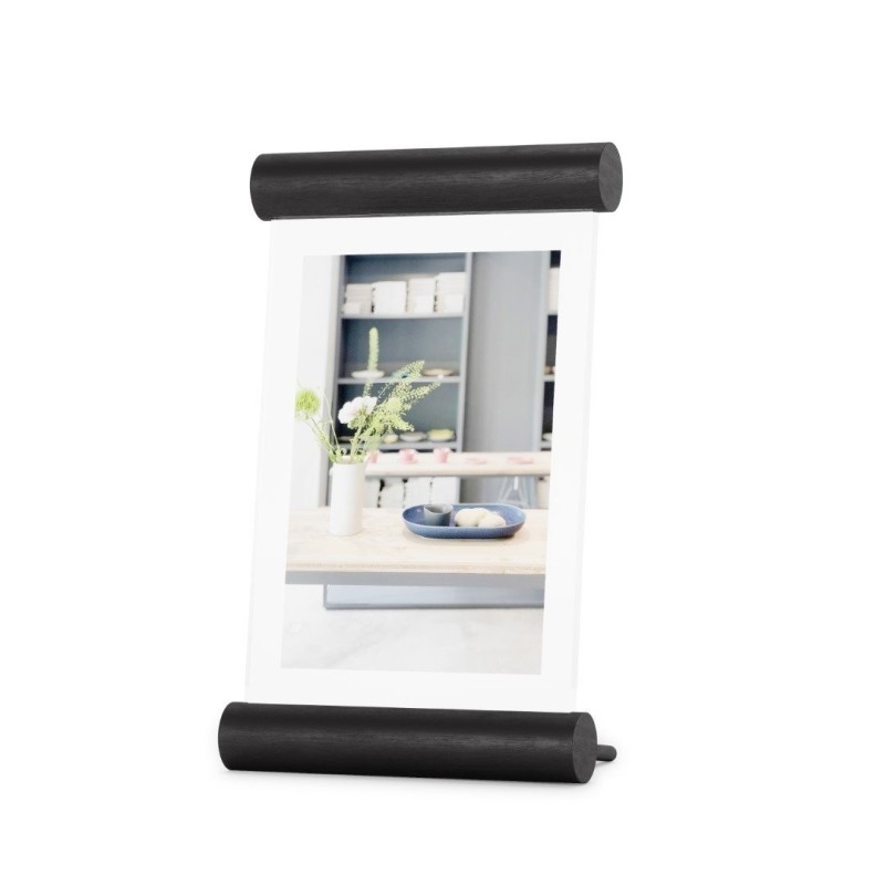 SCROLL Cadre photo Noir