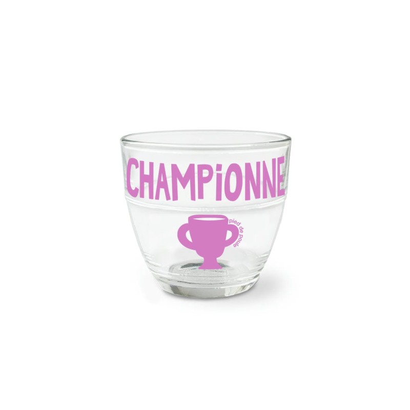 Verre Championne Collection Môme