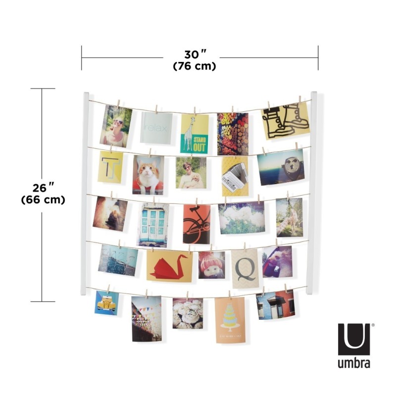 HANGIT Photos display Blanc