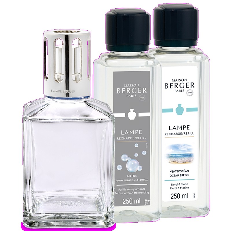 Coffret Lampe Berger Essentielle Carrée