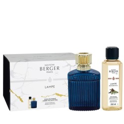 Coffret Lampe Berger Alpha Bleue