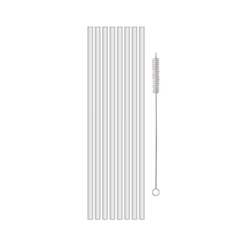 Boite de 6 Pailles Cheers Koziol 28cm