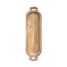 SERVENDO Planche Bois Naturel Allongée Large