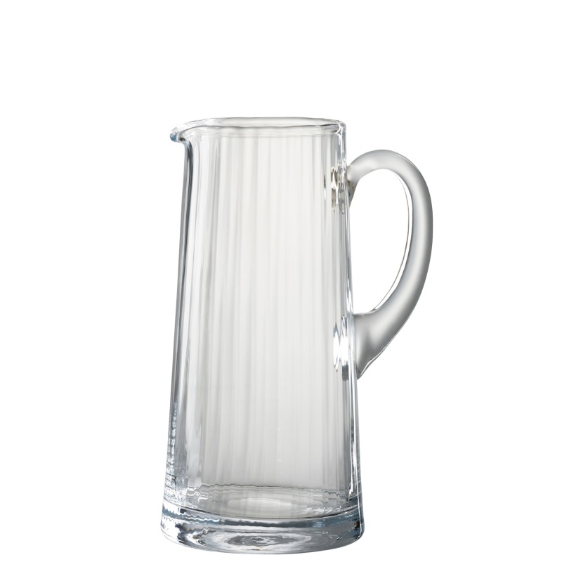 Carafe Lignes Verre Transparent