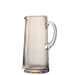 Carafe Lignes Verre Ambre