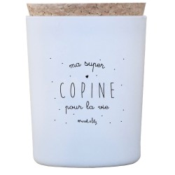 Bougie Ma super copine pour la vie