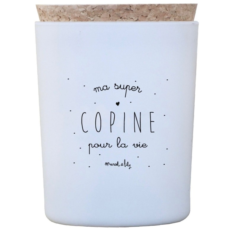 Bougie Ma super copine pour la vie