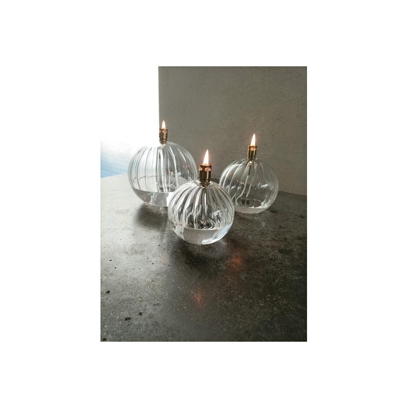 Lampes à huile boule elegant & laiton