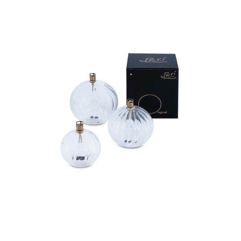Lampes à huile boule elegant & laiton