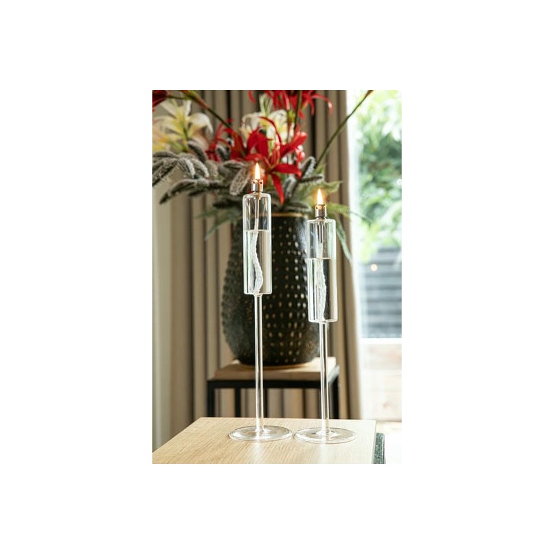 Lampes à huile chandelier classico transparent