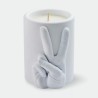 PEACE Bougie beton