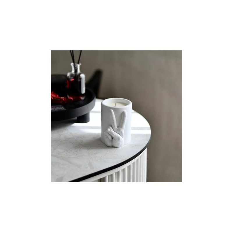 PEACE Bougie beton