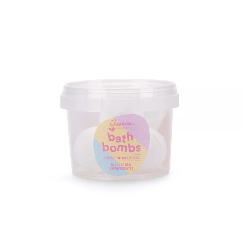 Minis boules de bain effervescente /Noix de Coco