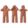 Maurice en TRIO Entendre/Voir/Se Taire Terracotta
