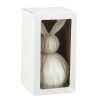 Lampe lapin origami en porcelaine