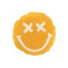 Coussin smiley Tufté orange