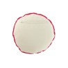 Coussin smiley Tufté rose fuschia