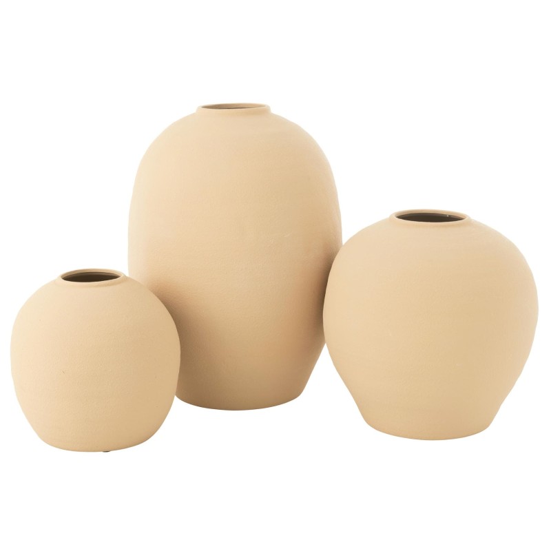 Cassia Vases argile Beige