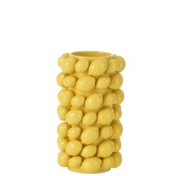 Citrons cachepot haut céramique