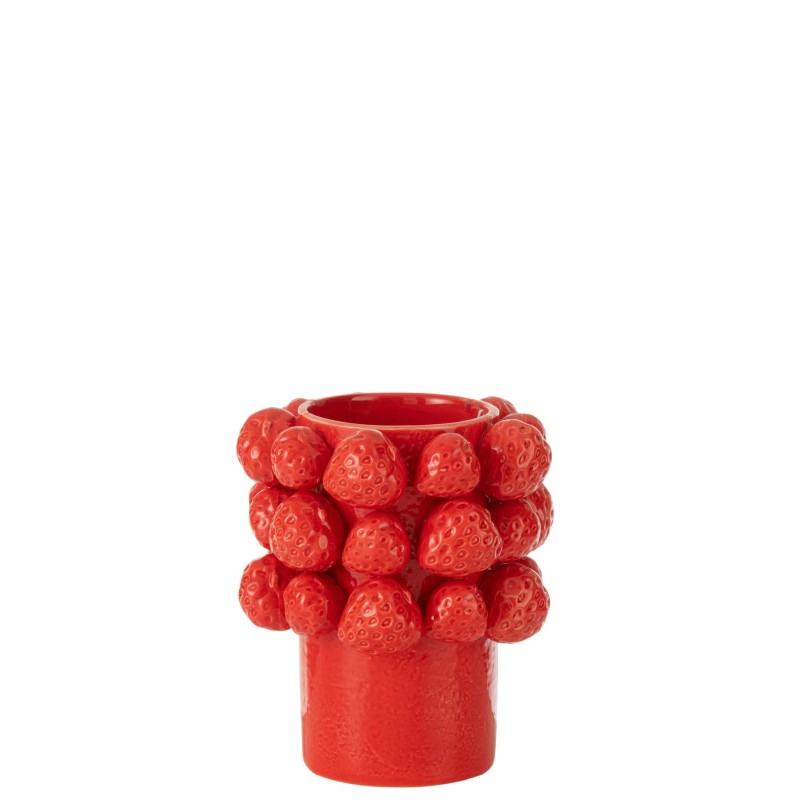 Fraises vases demi-haut céramique