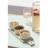 Service A Tapas 3 Sets+ Plateau Bois Boite Creme/Blanc