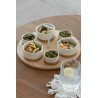 Service A Tapas 6 Sets + Plateau Bambou Boite Blanc/Naturel
