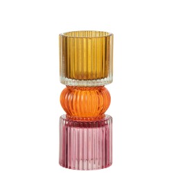 Jazzy chandelier Jaune/Orange/Rose
