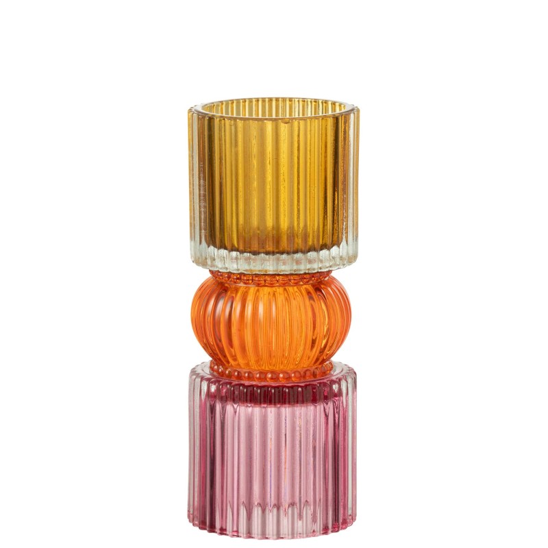 Jazzy chandelier Jaune/Orange/Rose