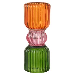Jazzy chandelier Orange/Rose/Vert