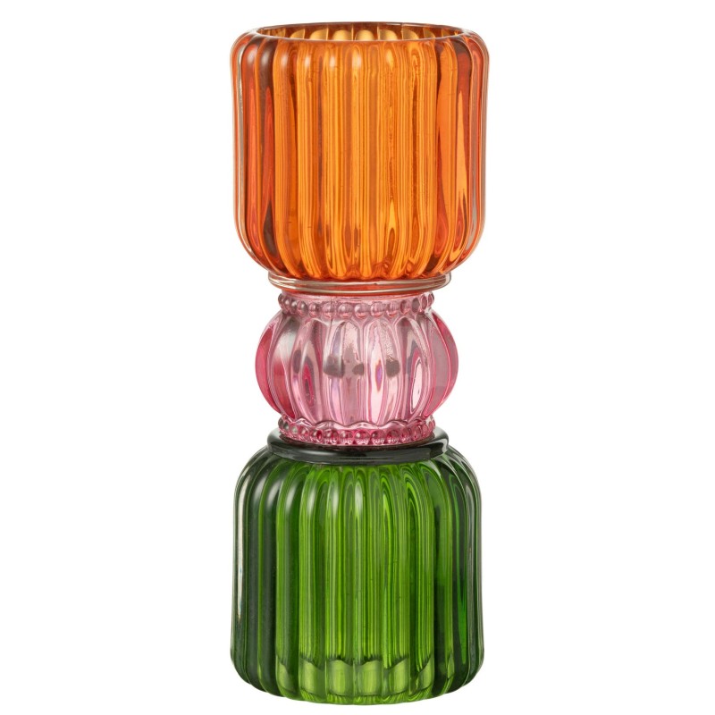 Jazzy chandelier Orange/Rose/Vert