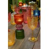 Jazzy chandelier Orange/Rose/Vert