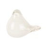 BIRDY Statue en verre blanc