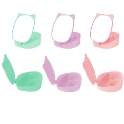 Chat Boîte rangement + miroir