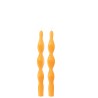 TWIST Bougies chandelles S/2 Orange