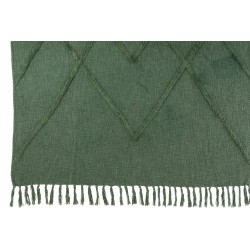 ZANZIBAR Plaid dessin losange Vert Foncé