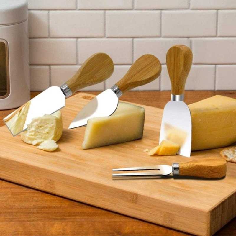 CHEESE set de 4 couteaux à fromage