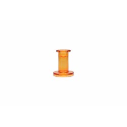 MOOD Bougeoirs chandelles orange S/2