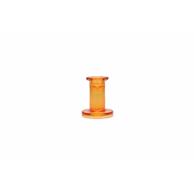 MOOD Bougeoirs chandelles orange S/2