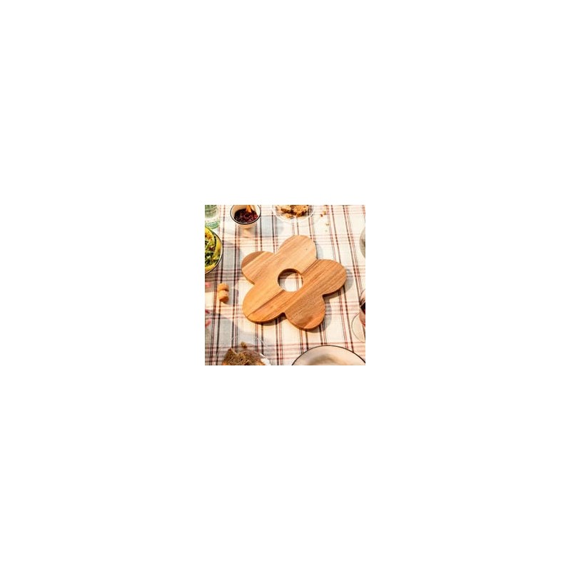 DAISY Dessous de plat/ Plateau fromage en acacia