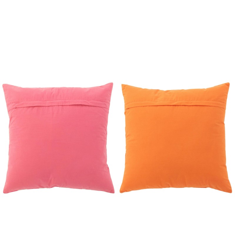 CIAO Amore coussin carré orange/rose