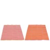 CIAO Amore totebag + tapis de plage orange/rose