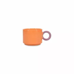 Lou tasse/mug orange/violet
