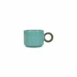 Lou tasse/mug vert/bleu