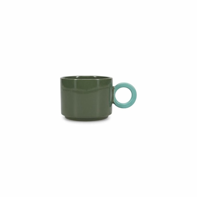 Lou tasse/mug vert/bleu