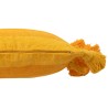 POPPY Coussin + floches Jaune/Orange