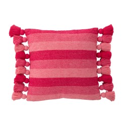 POPPY Coussin + floches Rose/Rose